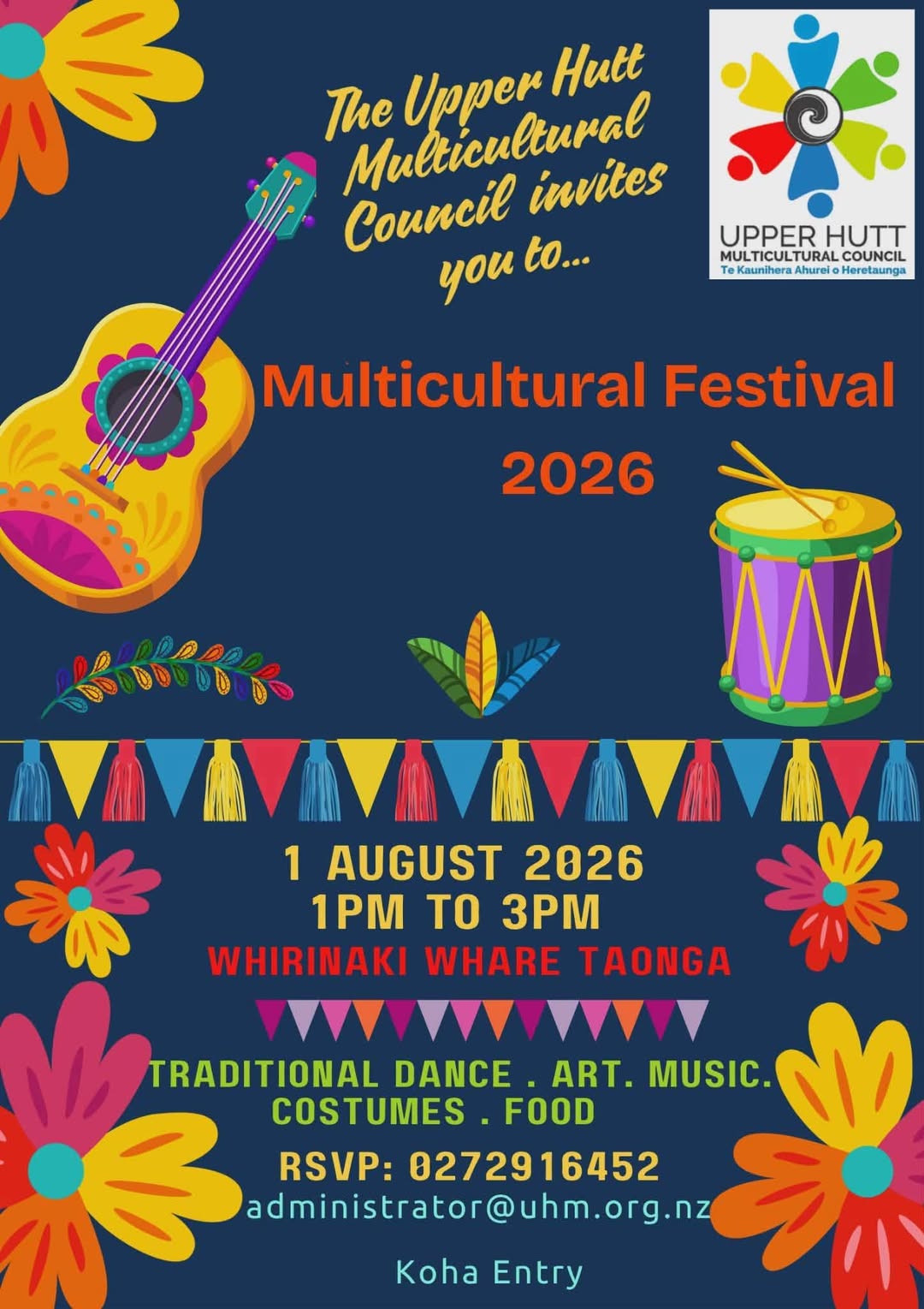 Event image for Upper Hutt Multicultural Festival 2026